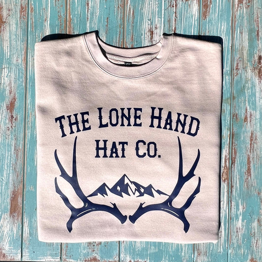 The Hunt Tan Crew Neck | The Lone Hand Hat Co